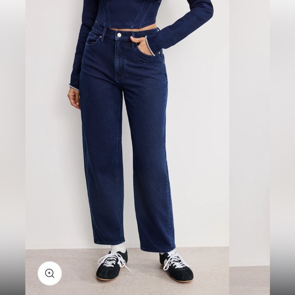 Good American Denim - Jeanius Barrel Sweatpants